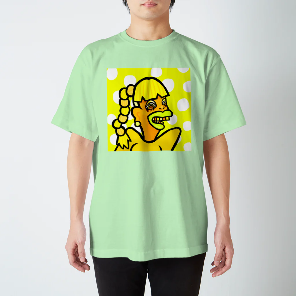 ac0artのきいろい女子 スタンダードTシャツ