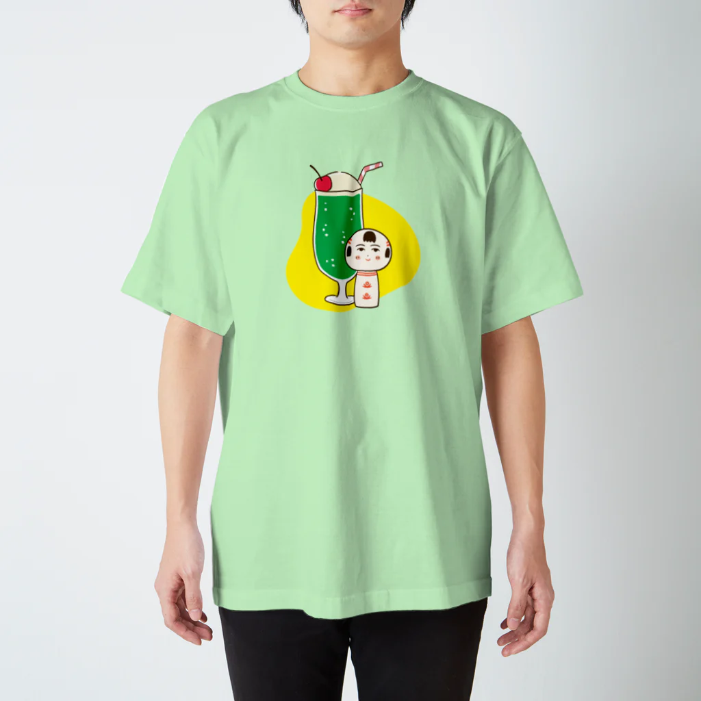 仙台弁こけしのクリームソーダ 티셔츠