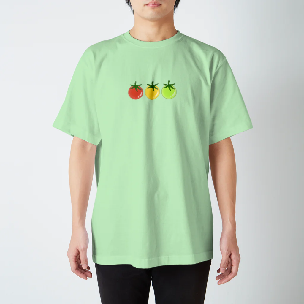 まようりの3色ミニトマト Regular Fit T-Shirt