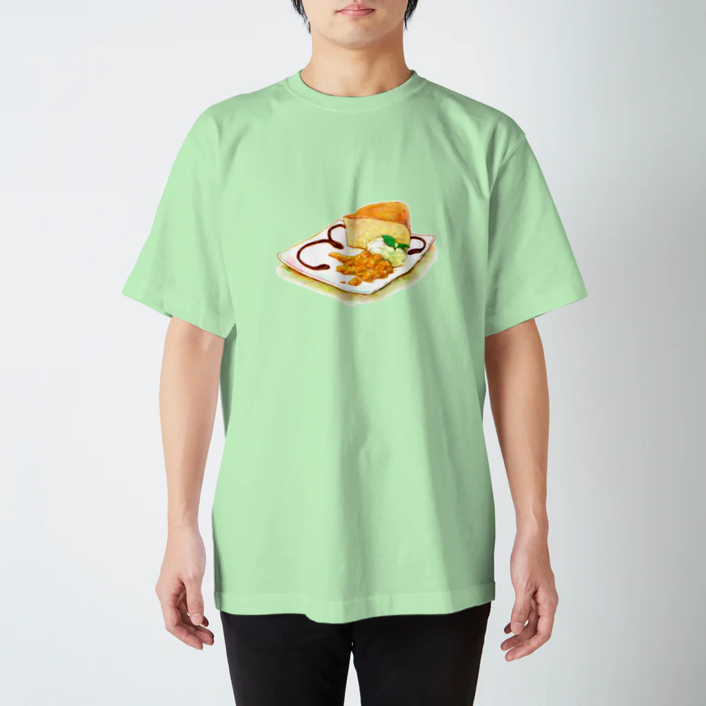 志瓜のSUZURIのふわふわスフレチーズケーキ Regular Fit T-Shirt