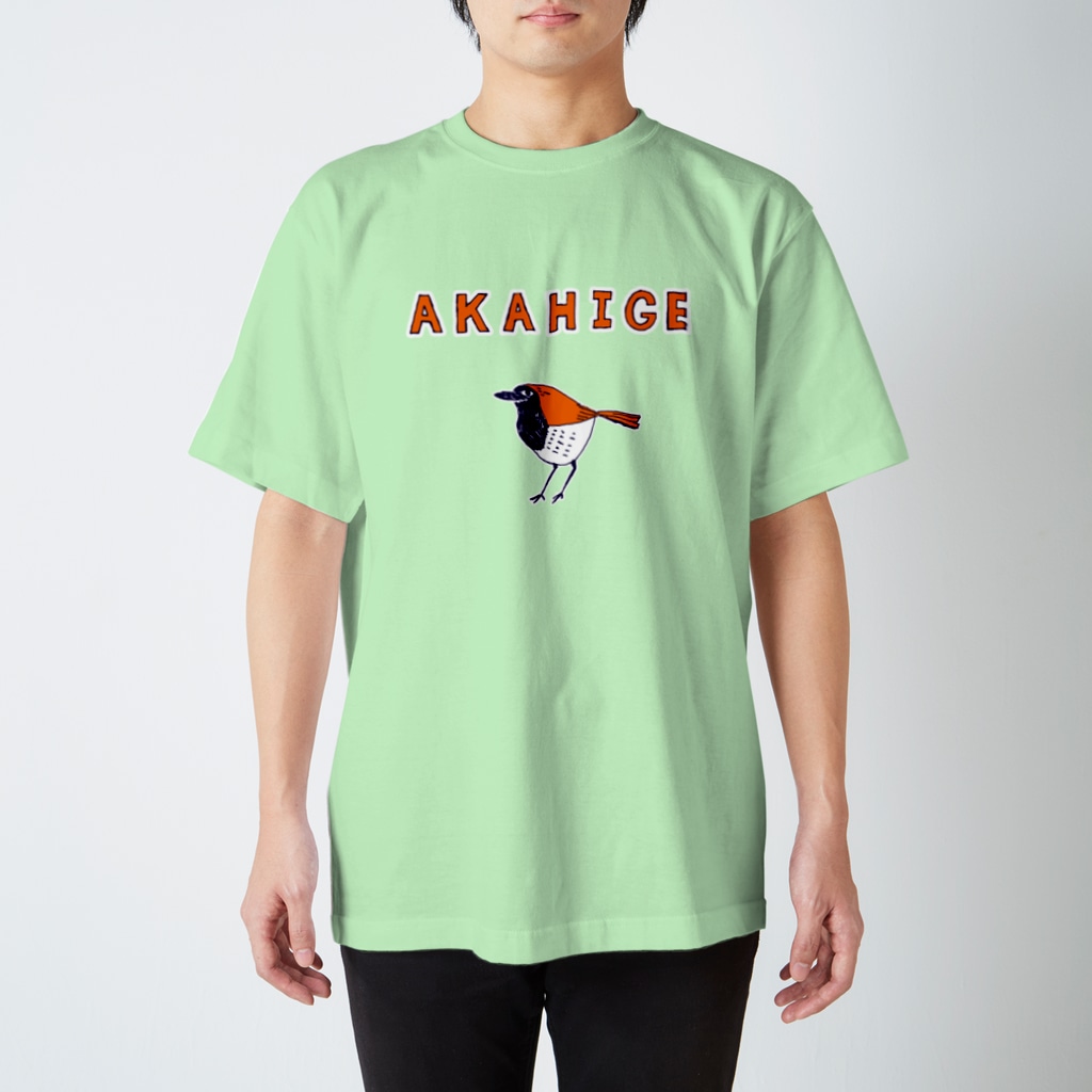 NIKORASU GOの沖縄デザイン「アカヒゲ」 Regular Fit T-Shirt