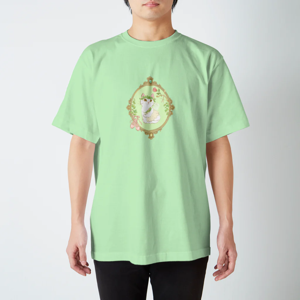 ermineの猫バレエ🐈キューピッド Regular Fit T-Shirt