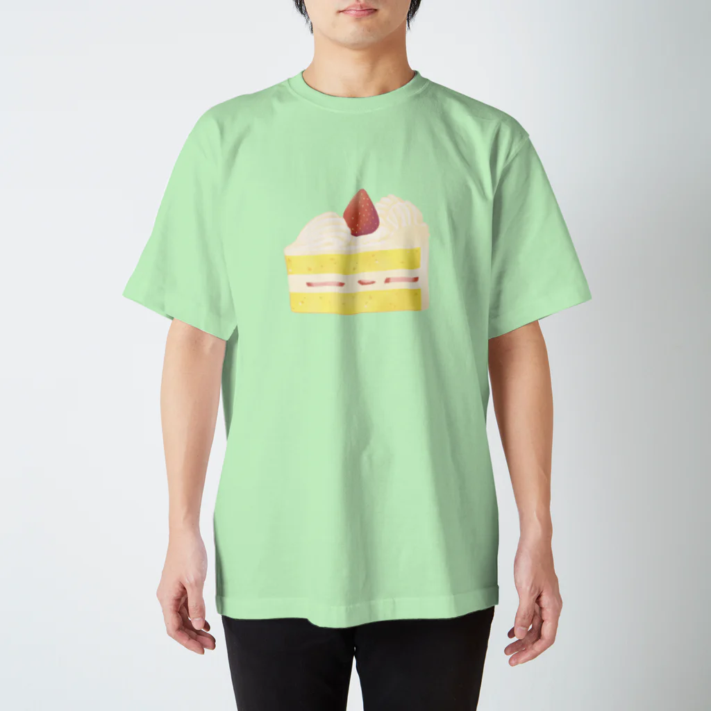 なみわさのアトリエのいちごのショートケーキ スタンダードTシャツ