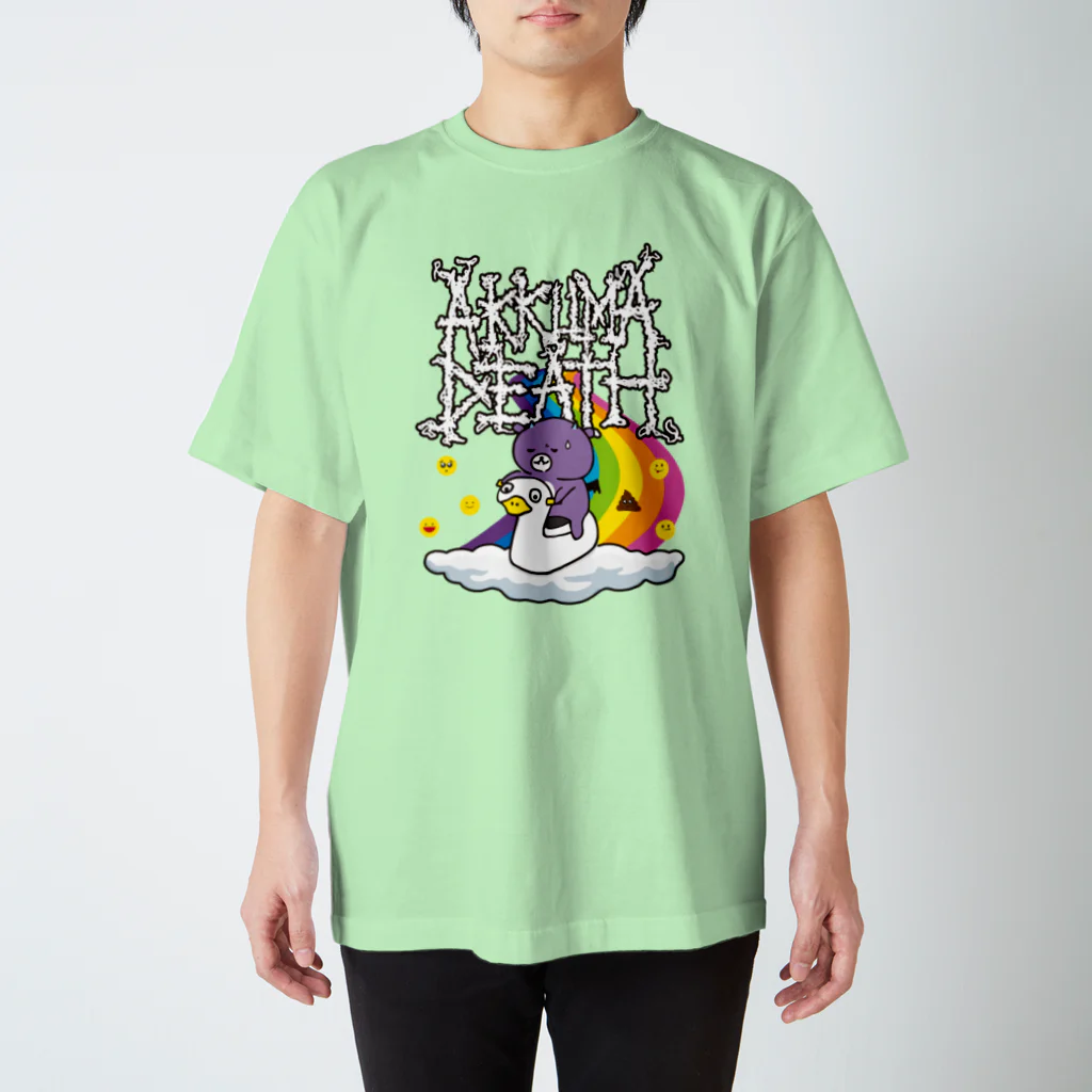 KOAKKUMAandAKKUMAのお花摘んでMASS スタンダードTシャツ