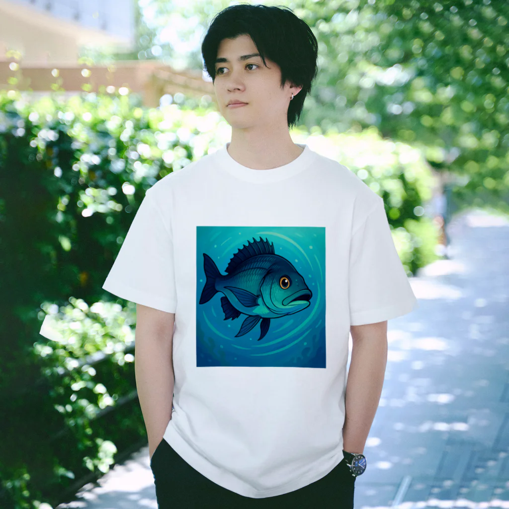 UMI no Palette（ウミのパレット）のChinu Glide - 夏の海を駆けるクロダイ Regular Fit T-Shirt