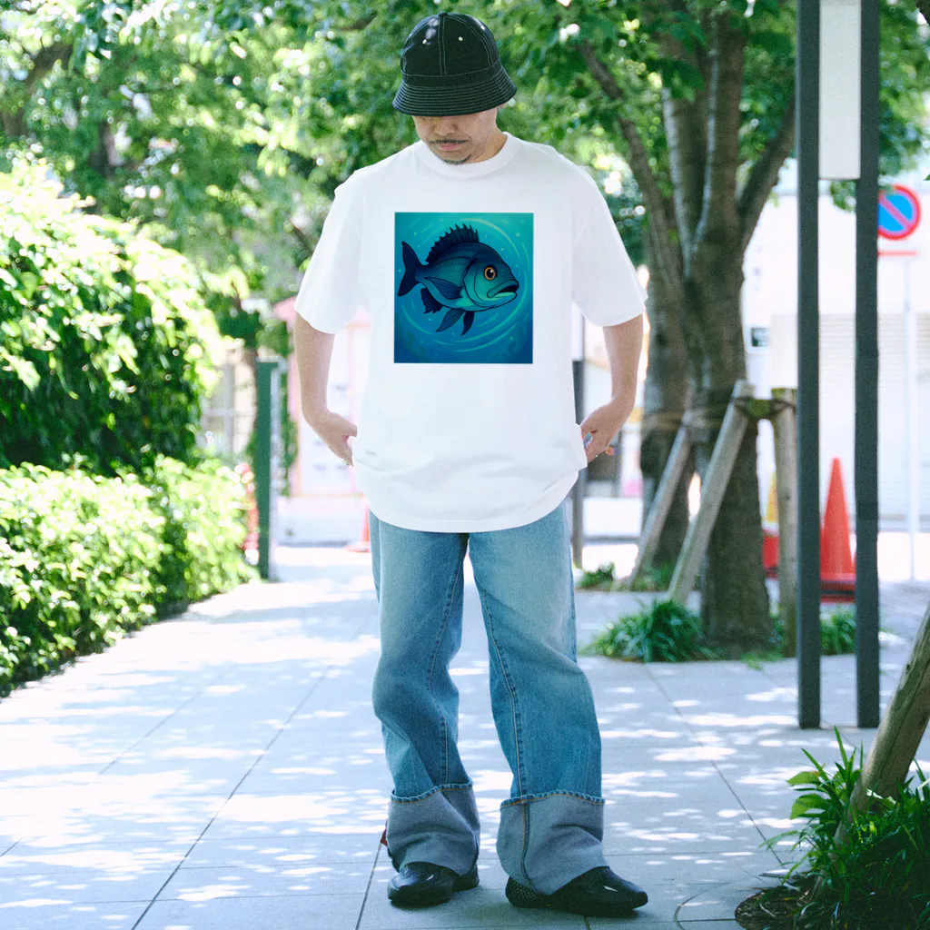 UMI no Palette（ウミのパレット）のChinu Glide - 夏の海を駆けるクロダイ Regular Fit T-Shirt