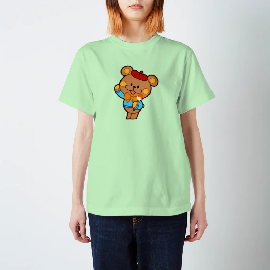 レタ(LETA)のぬいクマちゃんお絵描き スタンダードTシャツ