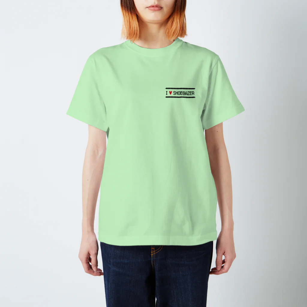 プリーズ・プリント・Tシャツの【SHOEGAZER ロゴT】『I ♡ SHOEGAZER』※他カラー＆サイズ多種あります。 Regular Fit T-Shirt