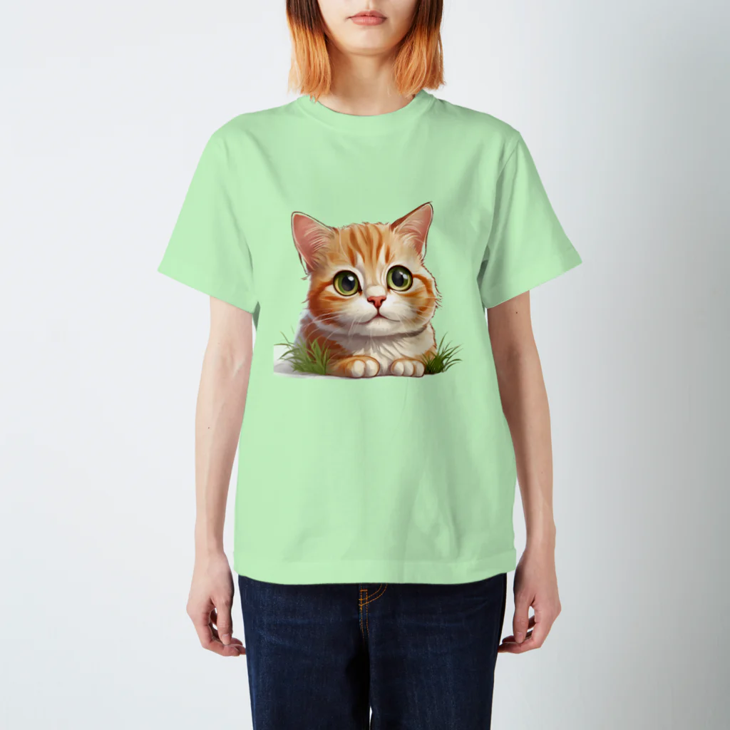 こひさま ショップ - 陽だまりの笑顔のねこのまちまち スタンダードTシャツ