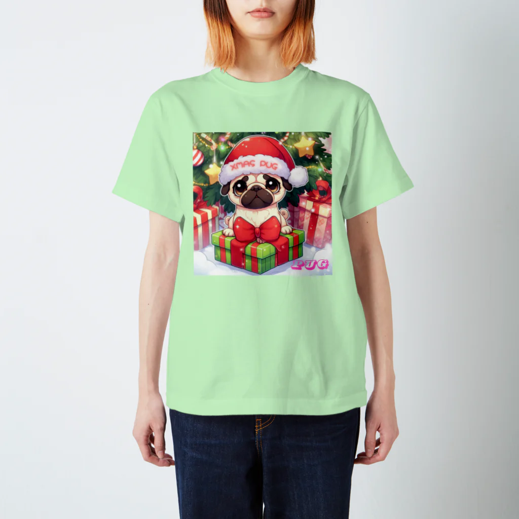 furebuhi　clubのXmas PUG スタンダードTシャツ