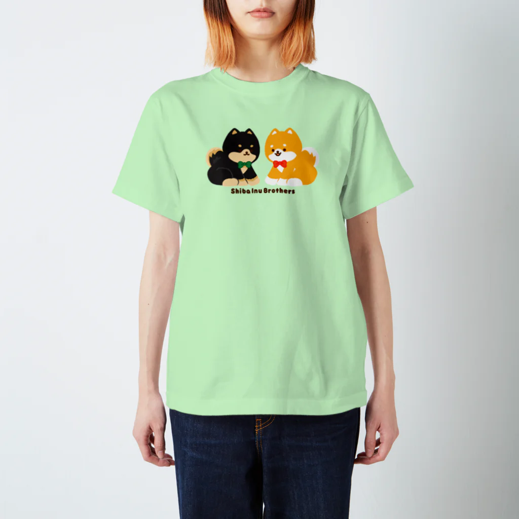 7kuma工房の柴犬兄弟 Regular Fit T-Shirt