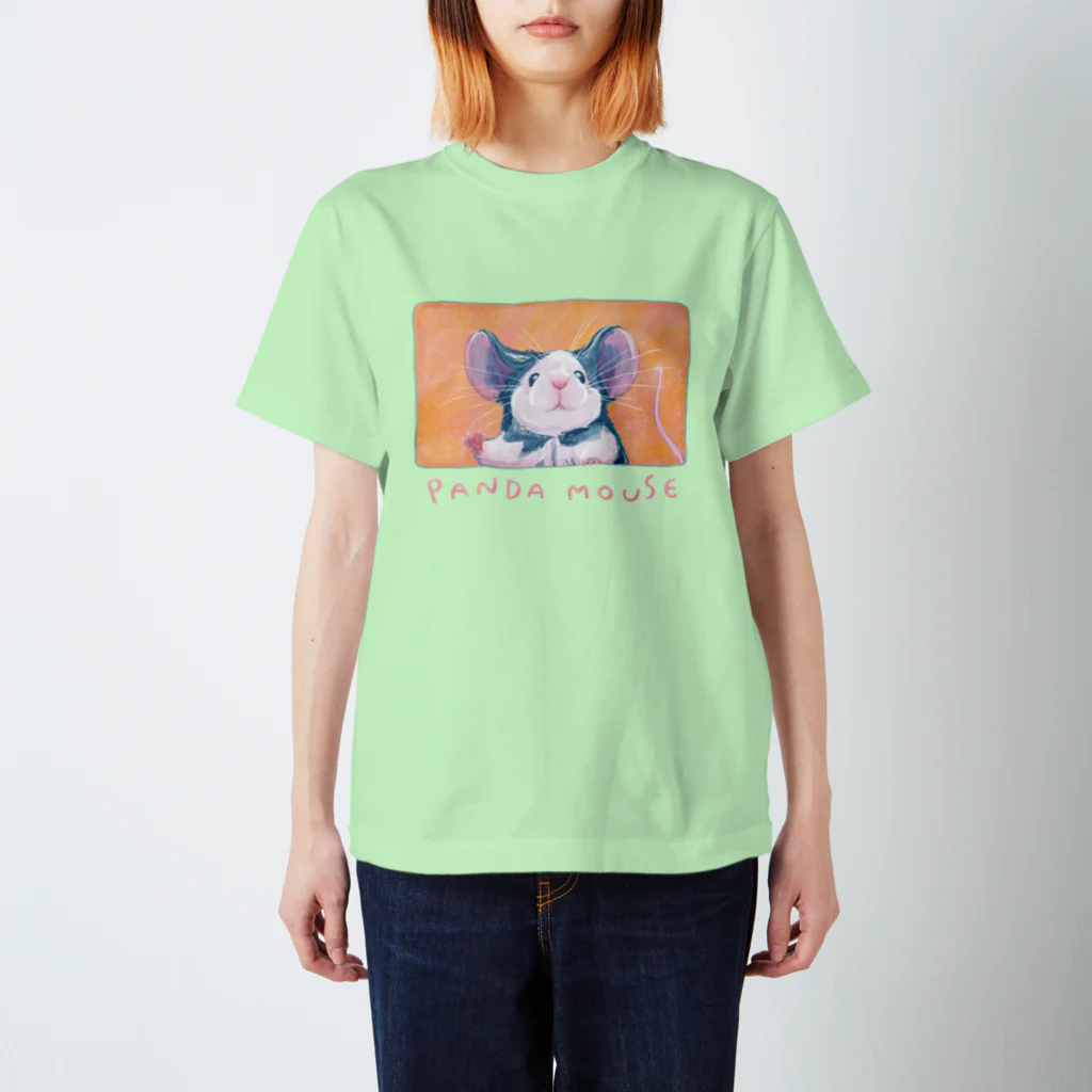 よふかしパーティーのパンダマウスちゃん Regular Fit T-Shirt