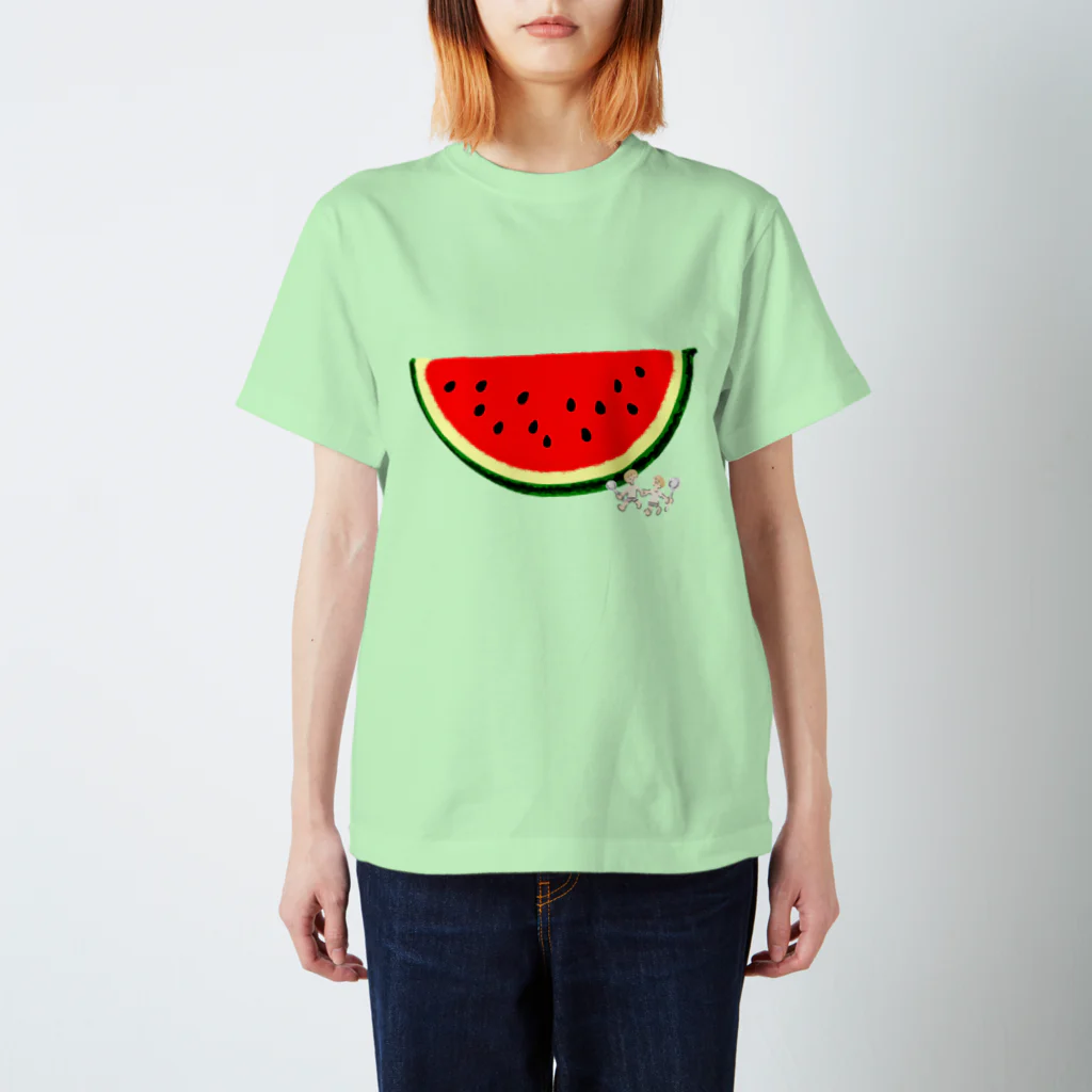 あけたらしろめのLOVE SUMMER スタンダードTシャツ