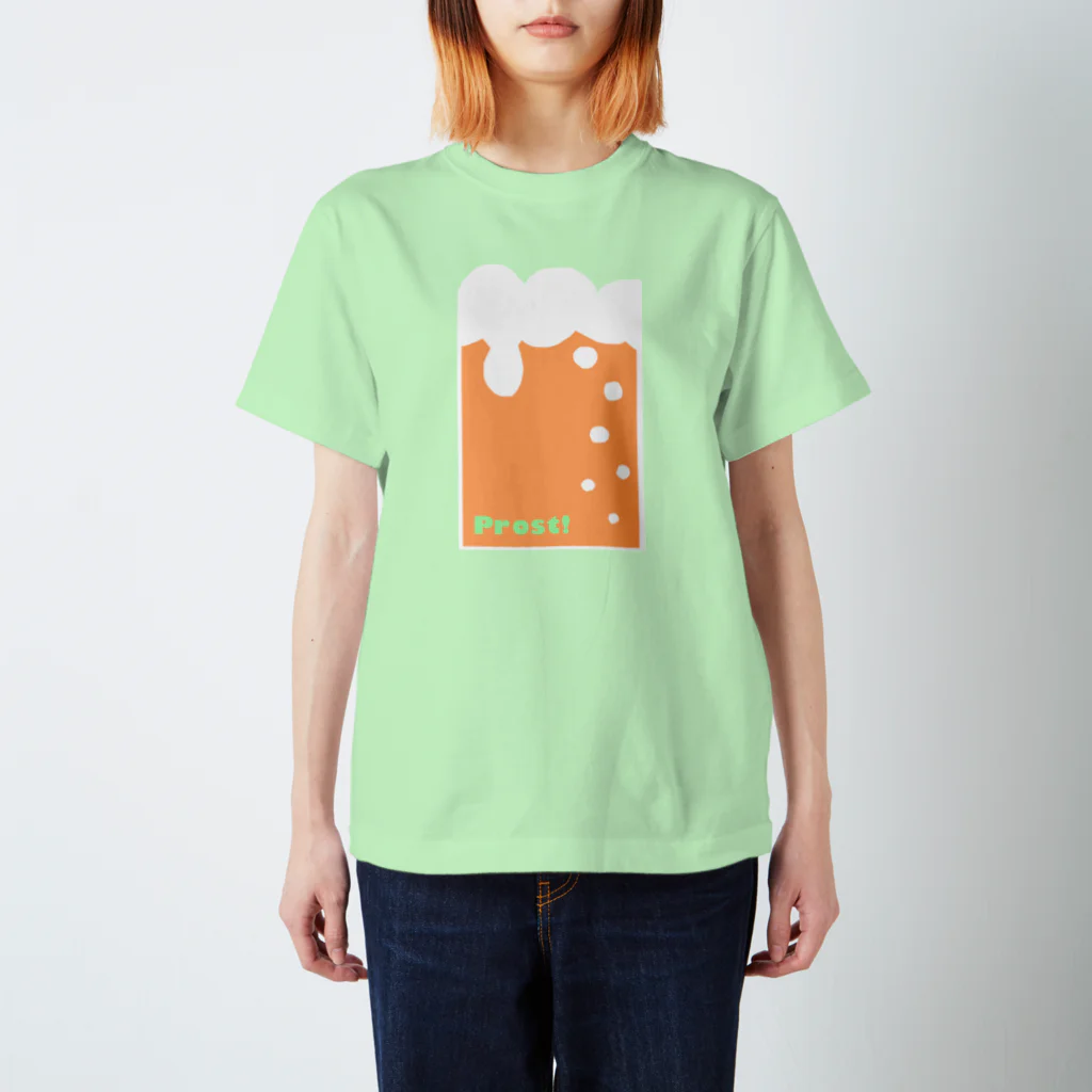 ゆうき_clarinetist Yuki MaedaのProst!(オレンジ) スタンダードTシャツ