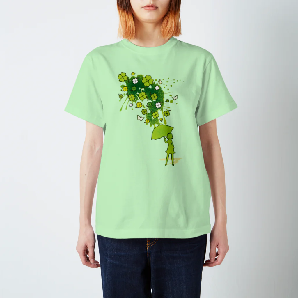 AURA_HYSTERICAのLucky_Clovers スタンダードTシャツ