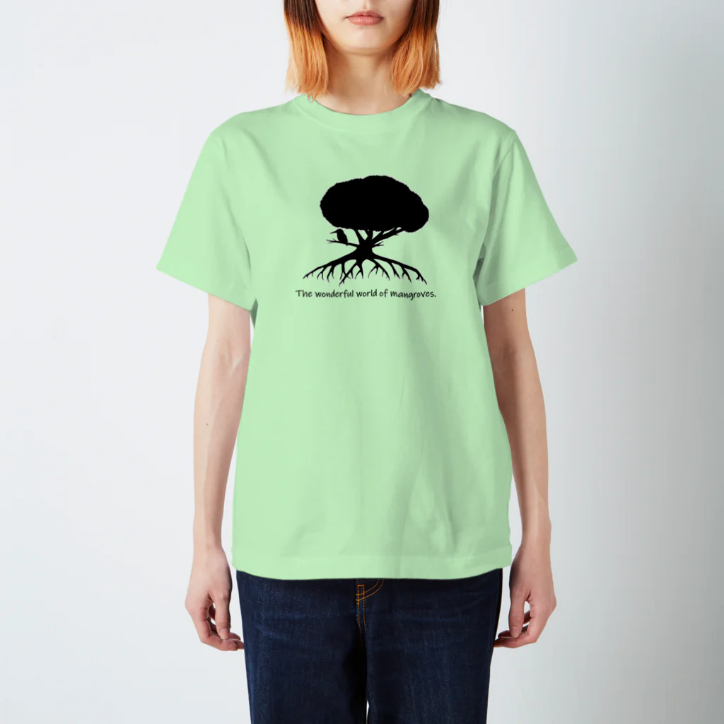 つりてらこグッズ(釣り好き＆おもしろ系)のマングローブの世界Ｔシャツ① Regular Fit T-Shirt