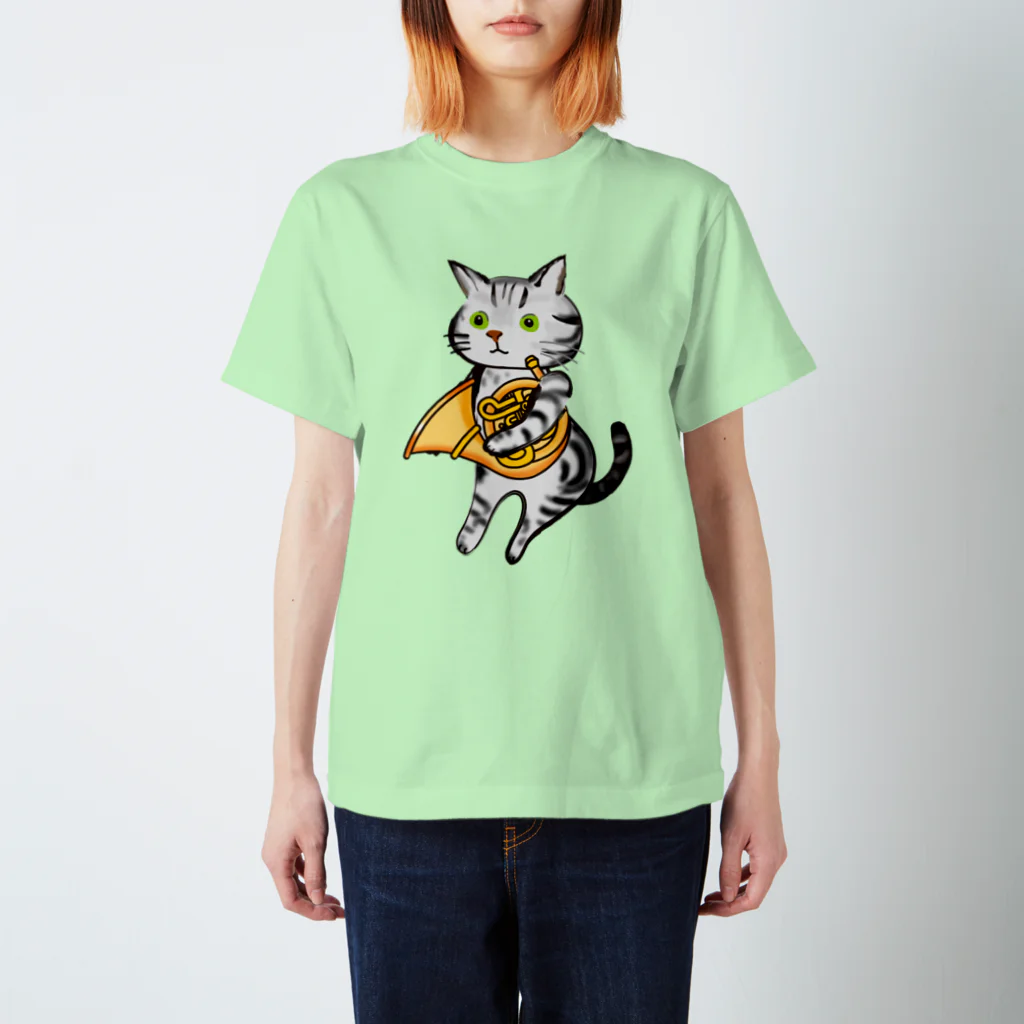 ちよ屋のふくにゃホルン スタンダードTシャツ