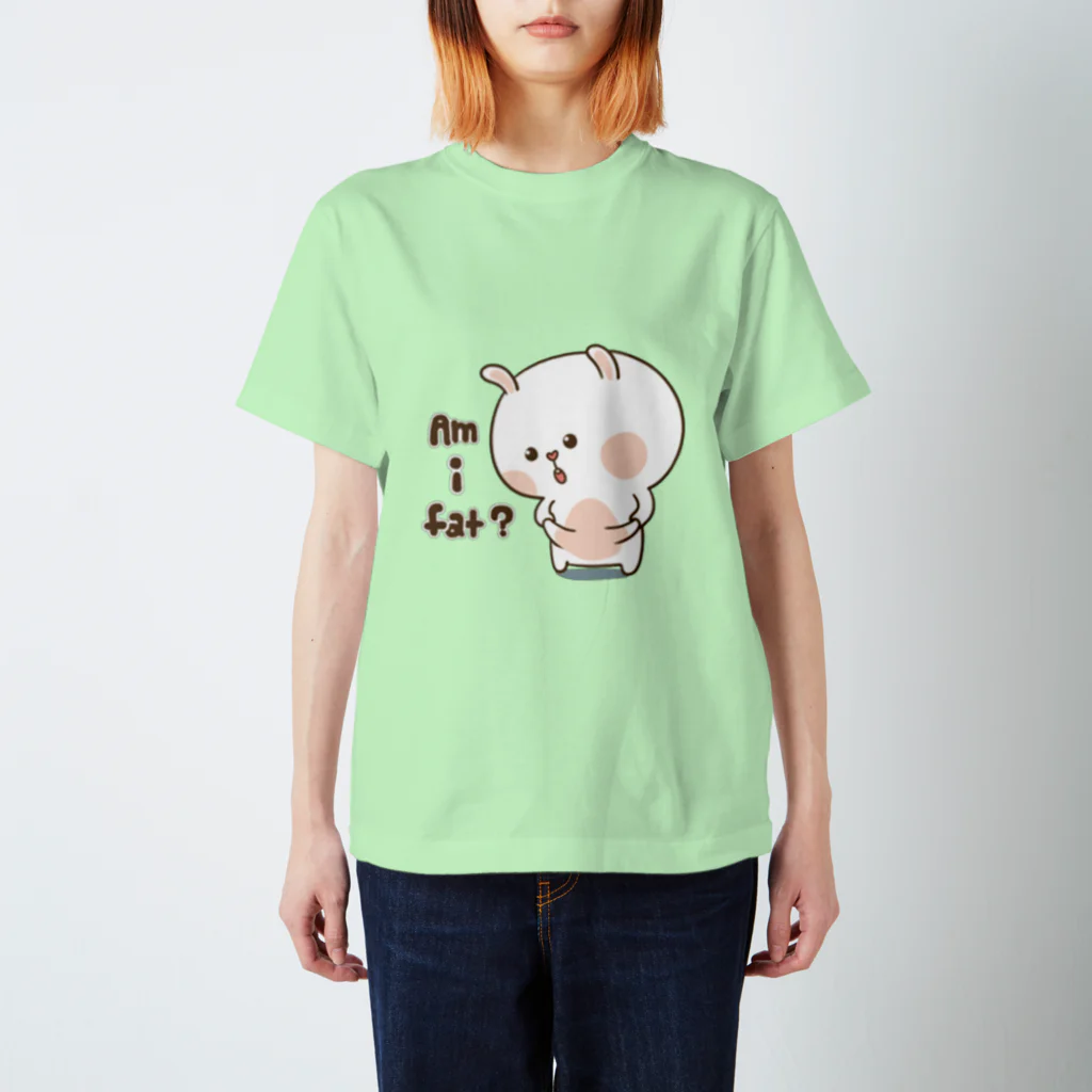 Falcon❤︎のI’am I ....?!  Fat bunny  Regular Fit T-Shirt