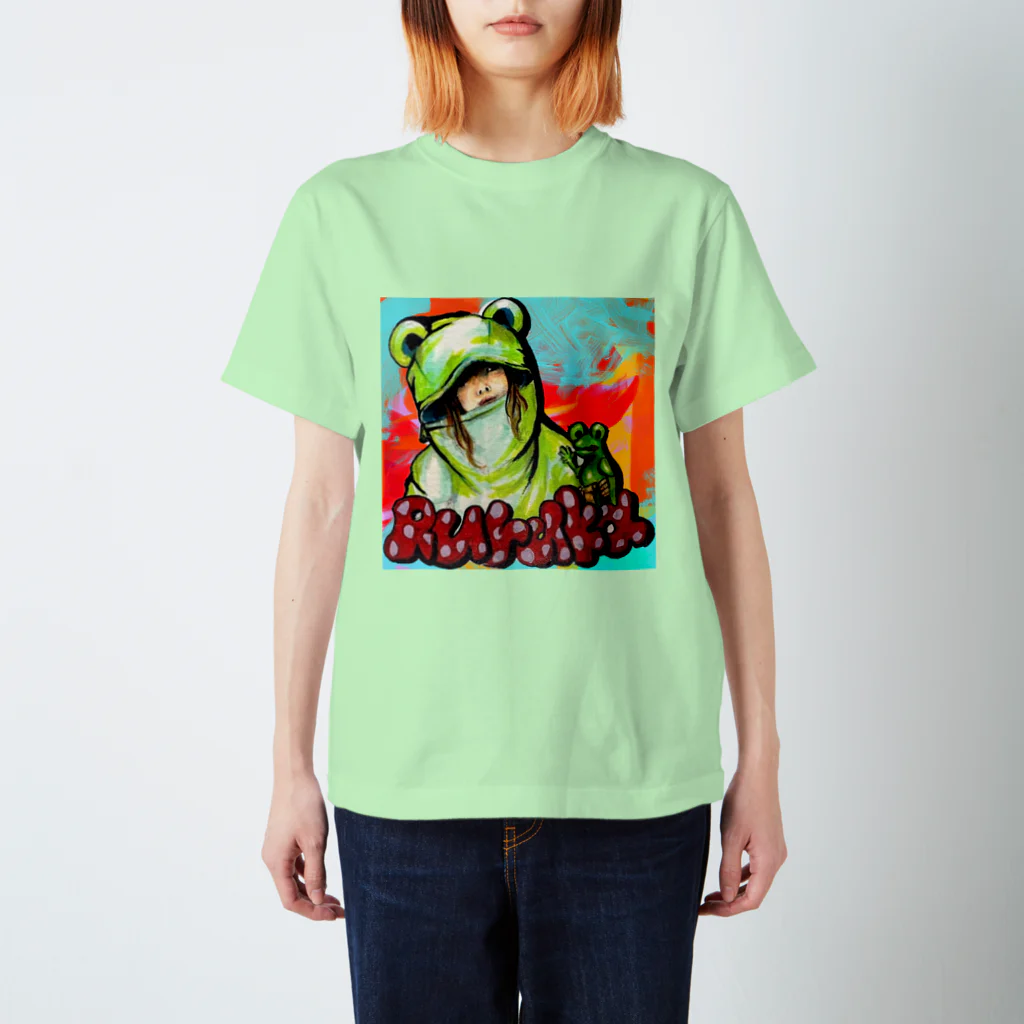 カエルのルカエル🐸 スタンダードTシャツ