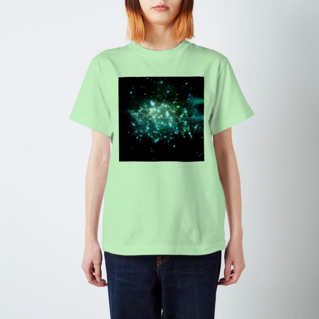 ゴリーメイソンのEmerald galaxy Regular Fit T-Shirt