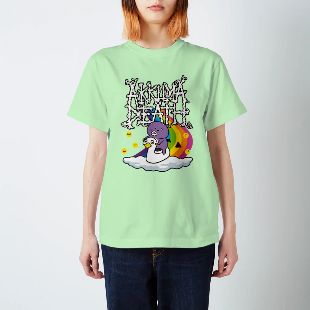 KOAKKUMAandAKKUMAのお花摘んでMASS スタンダードTシャツ