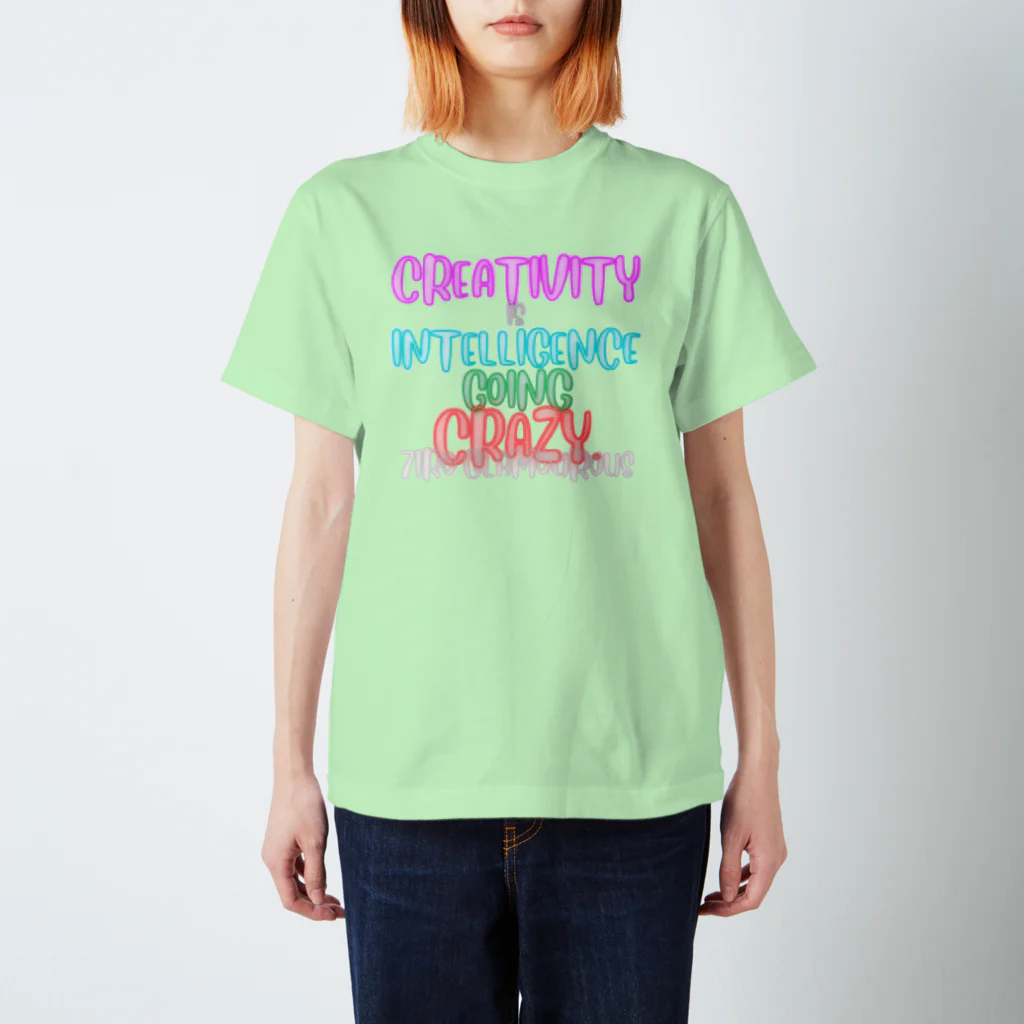 7IRO GLAMOUROUSのgoing crazy.＜バックロゴ黒文字＞Tシャツ スタンダードTシャツ