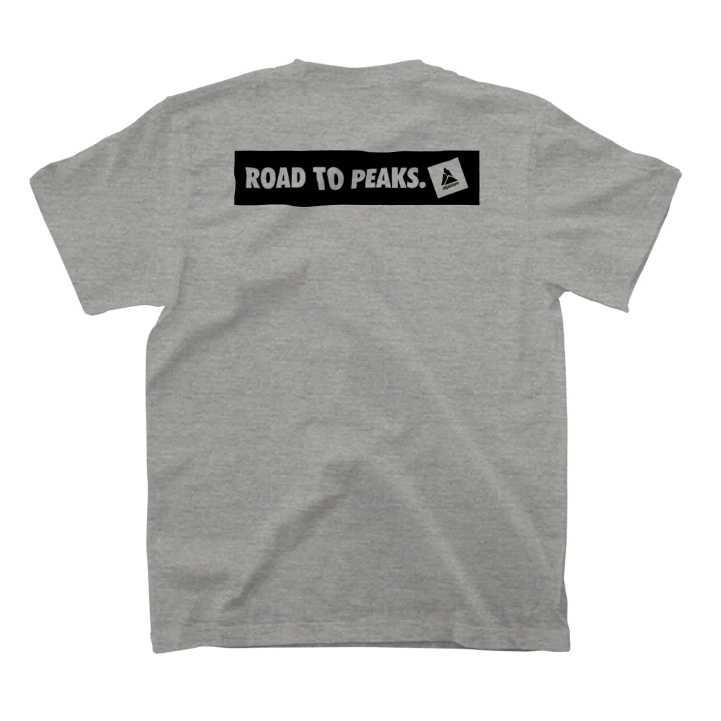 loveapplefactoryのroad to peaks box logo [BLACK] スタンダードTシャツの裏面