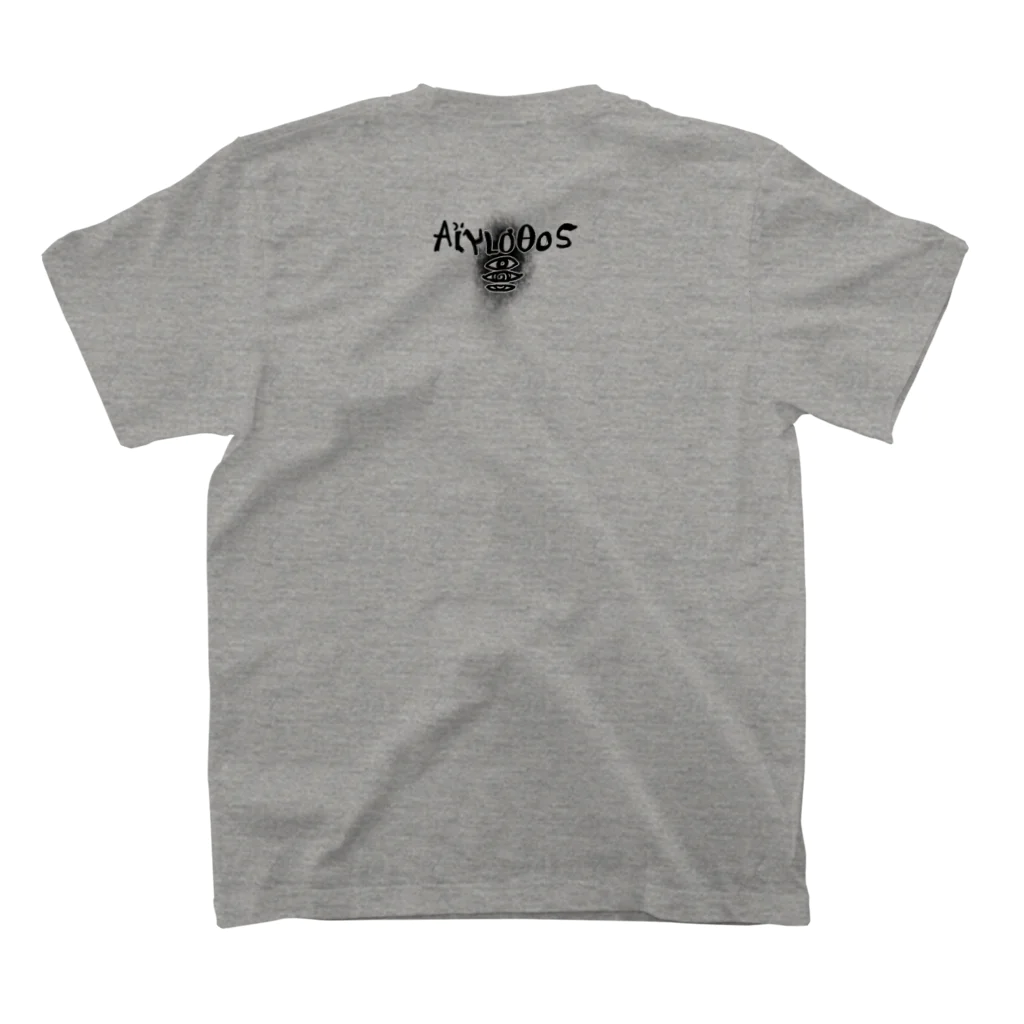 鳴蚊嶋-五連のクラガリ スタンダードTシャツの裏面