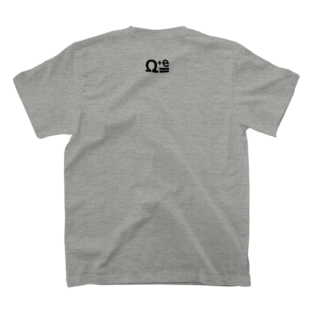 OMEGA plus E equalのOMEGA plus E equal Regular Fit T-Shirtの裏面