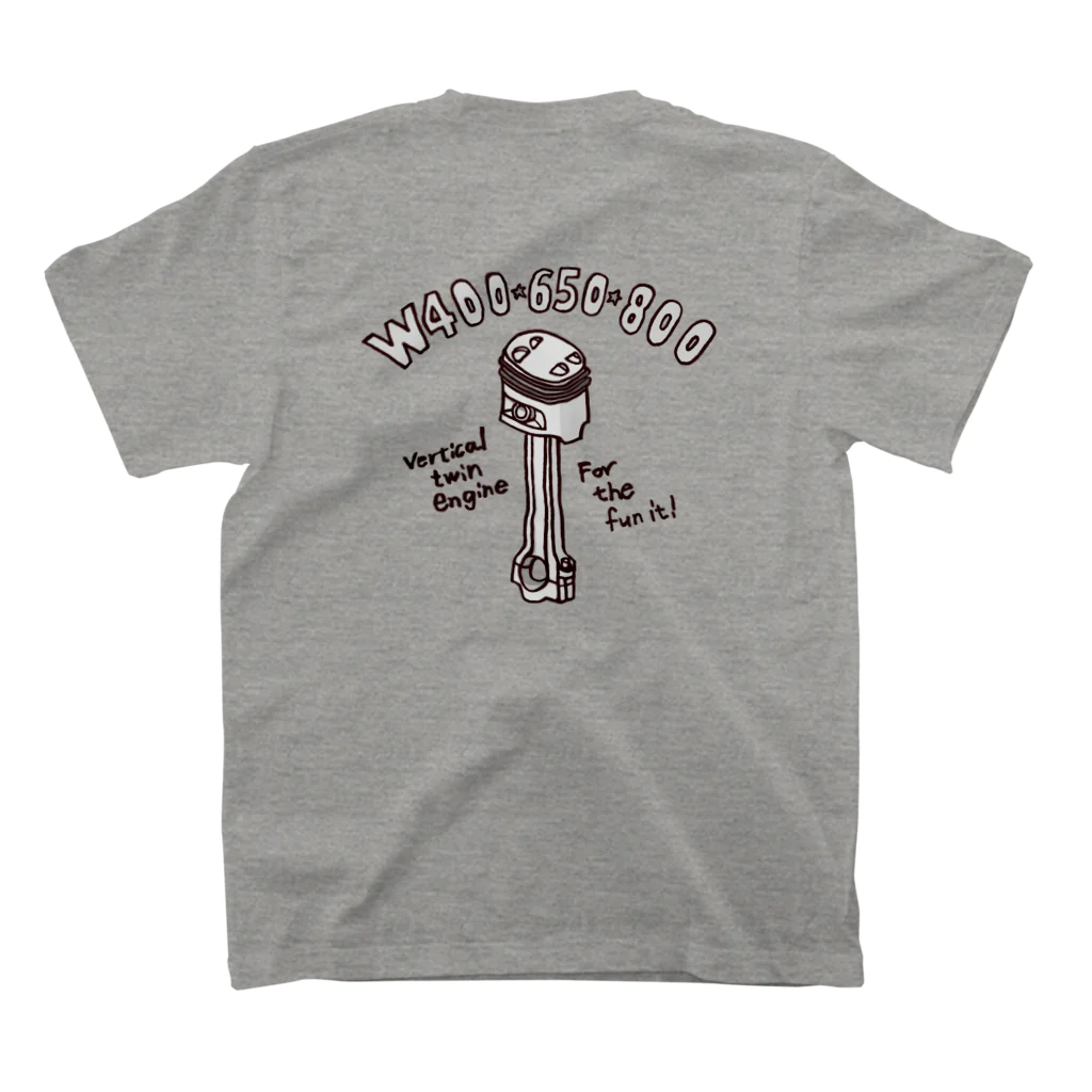 Too fool campers Shop!のW ROCKERS01(カラー) スタンダードTシャツの裏面