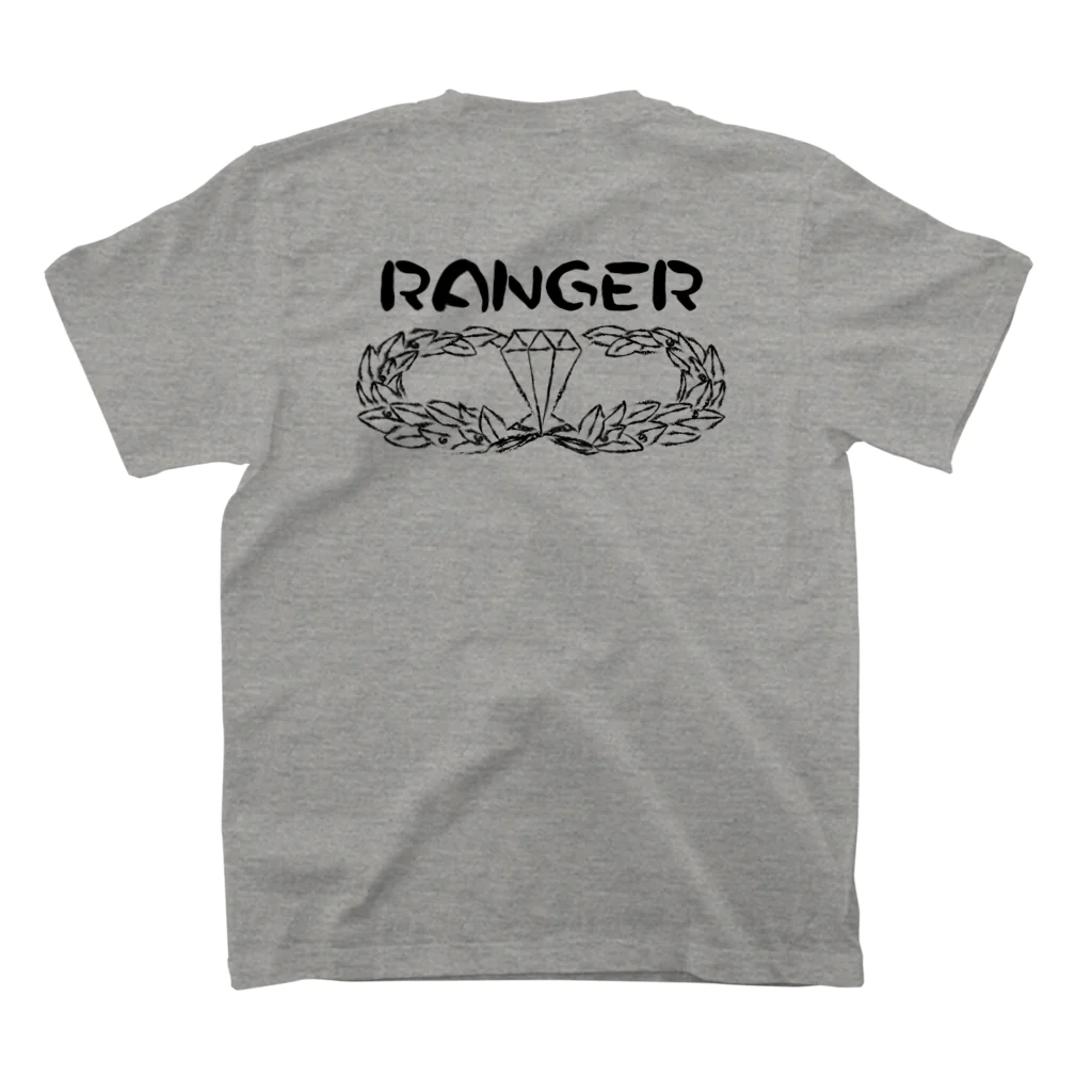 Y.T.S.D.F.Design　自衛隊関連デザインのレンジャー Regular Fit T-Shirtの裏面