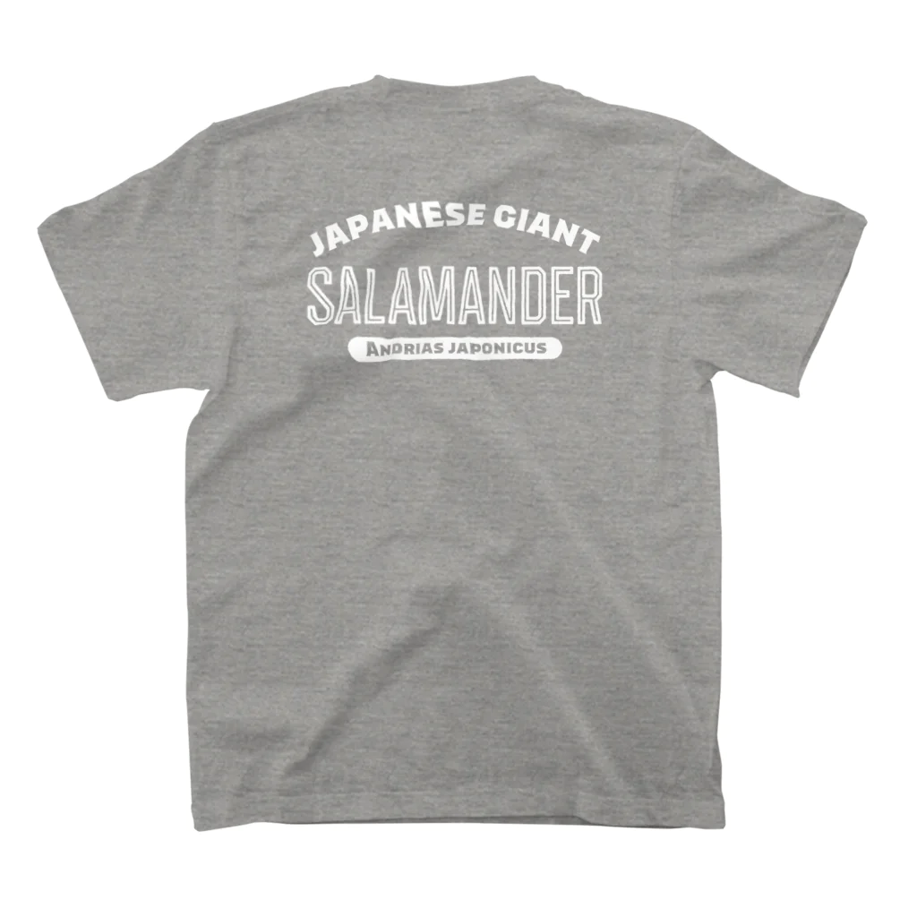 NOTARIのJ.G.サラマンダー大学ロゴ（3色） スタンダードTシャツの裏面