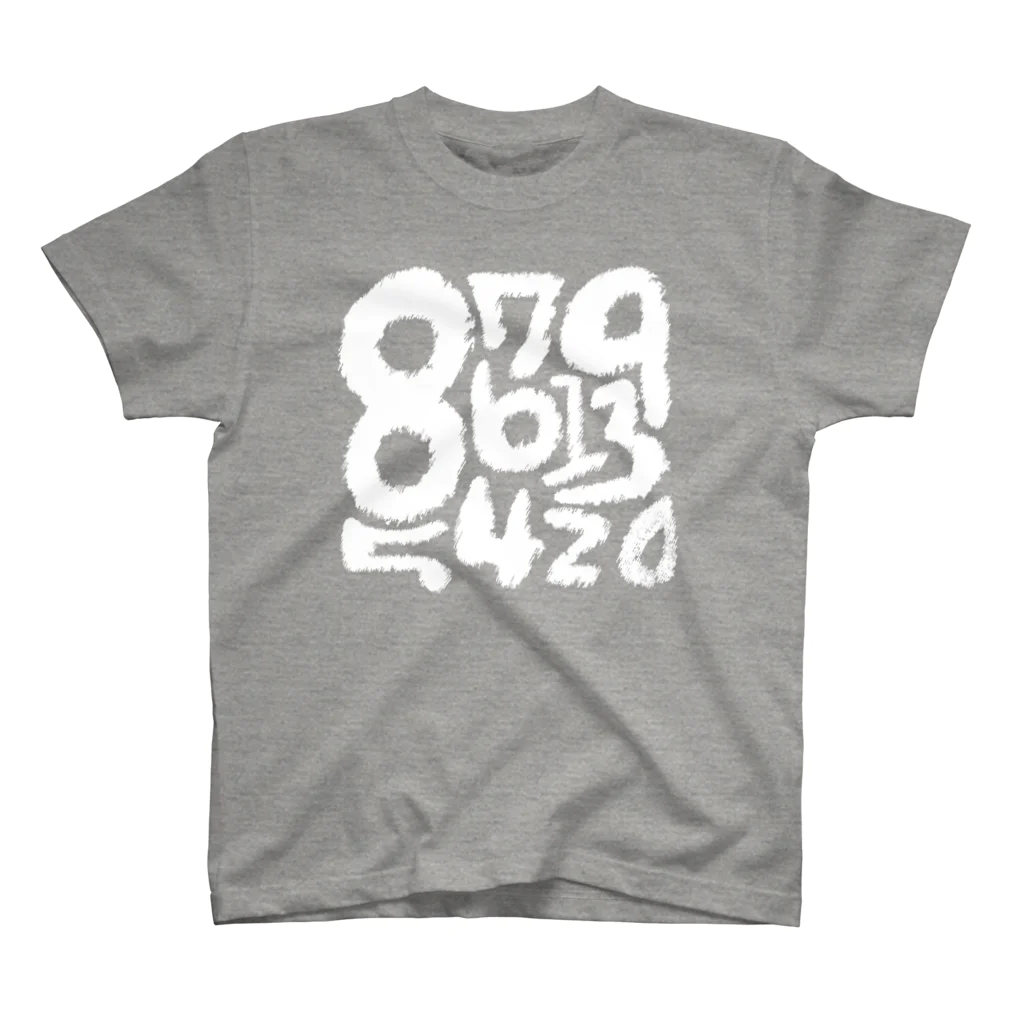 晴れ文字屋のNUMBER Regular Fit T-Shirt