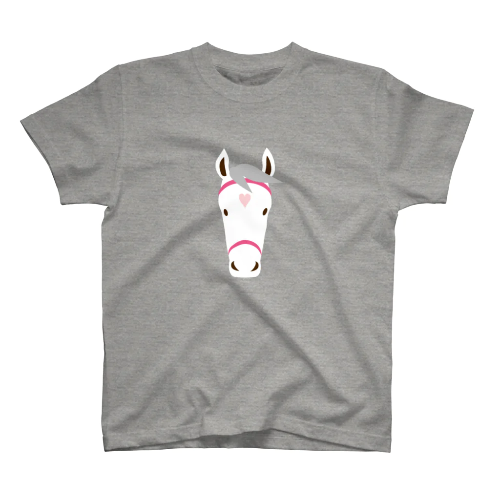 mayukiの馬（白毛） スタンダードTシャツ