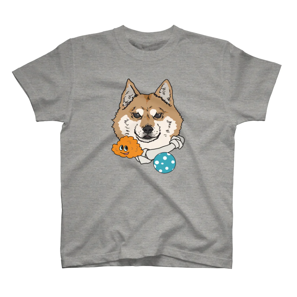 ヤマノナガメの犬と宝物 スタンダードTシャツ