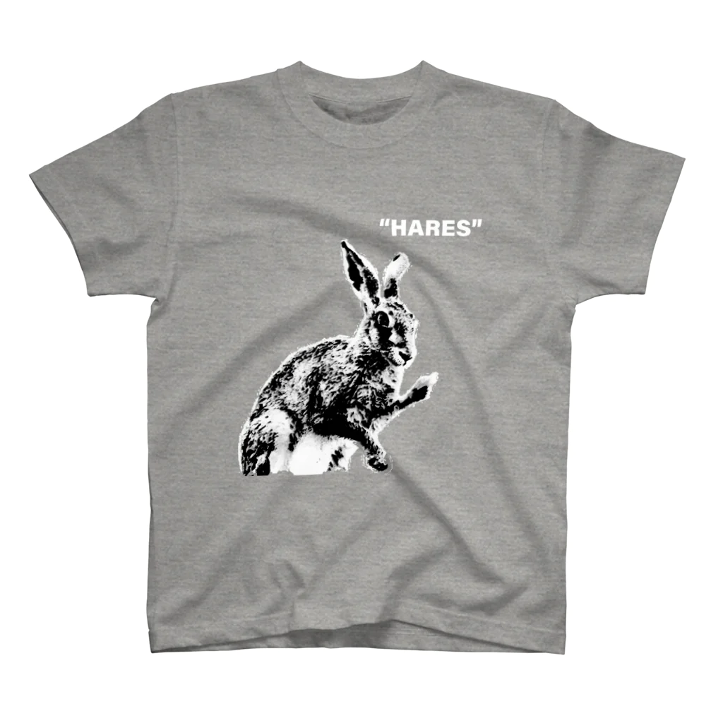 AngelRabbitsの"HARES" Regular Fit T-Shirt