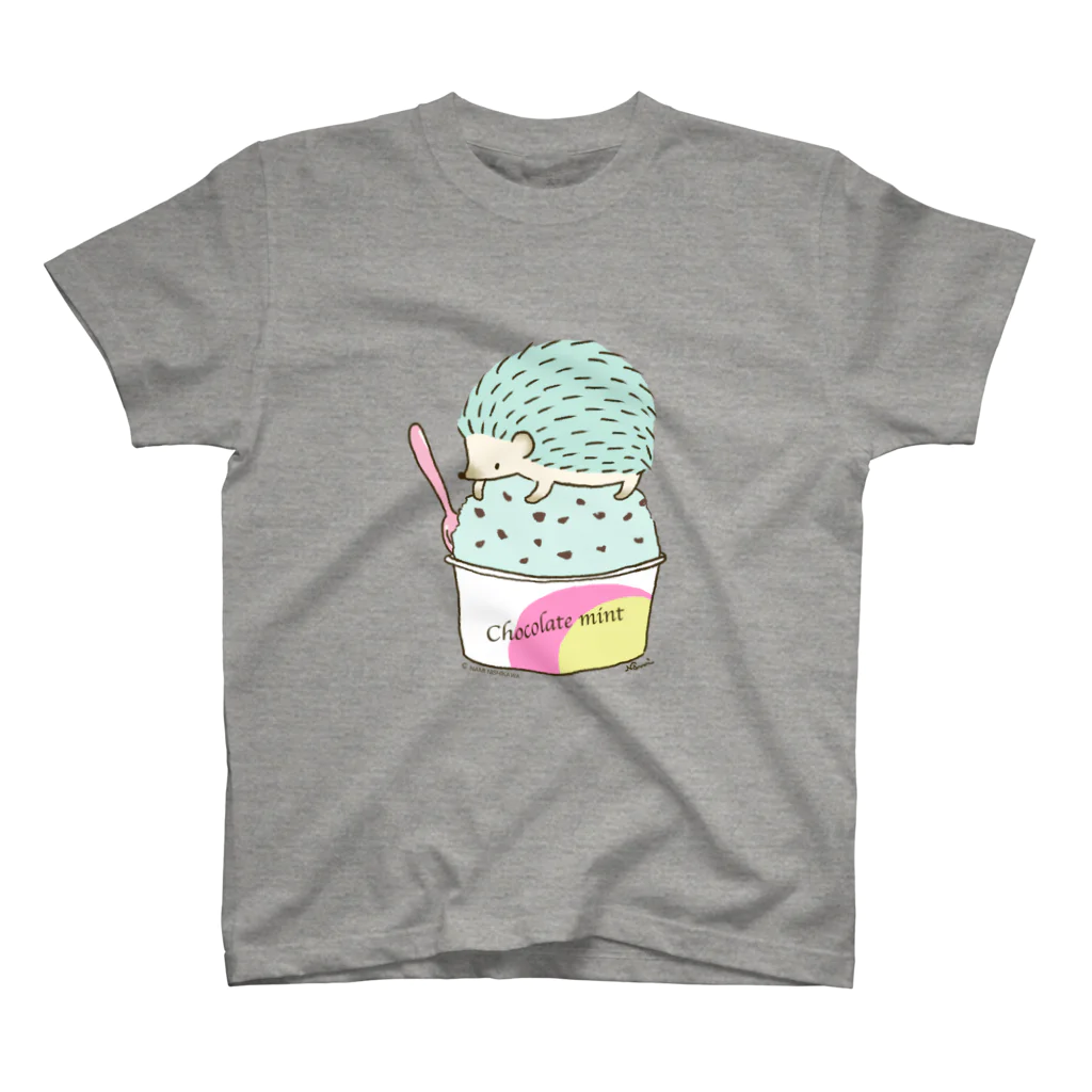 なみはりねずみのChoco Mint ハリネズミ スタンダードTシャツ