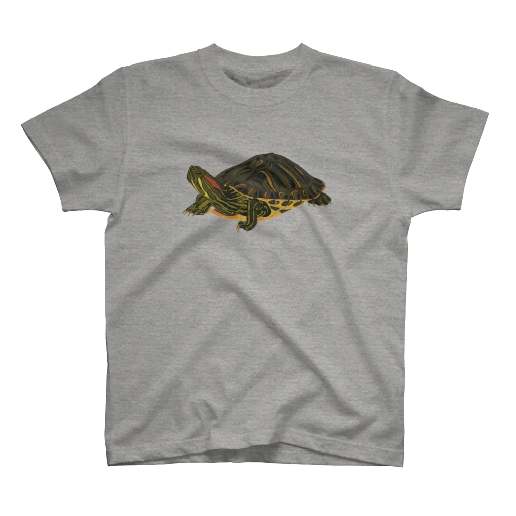 カメの歩みのミシシッピアカミミガメ Regular Fit T-Shirt