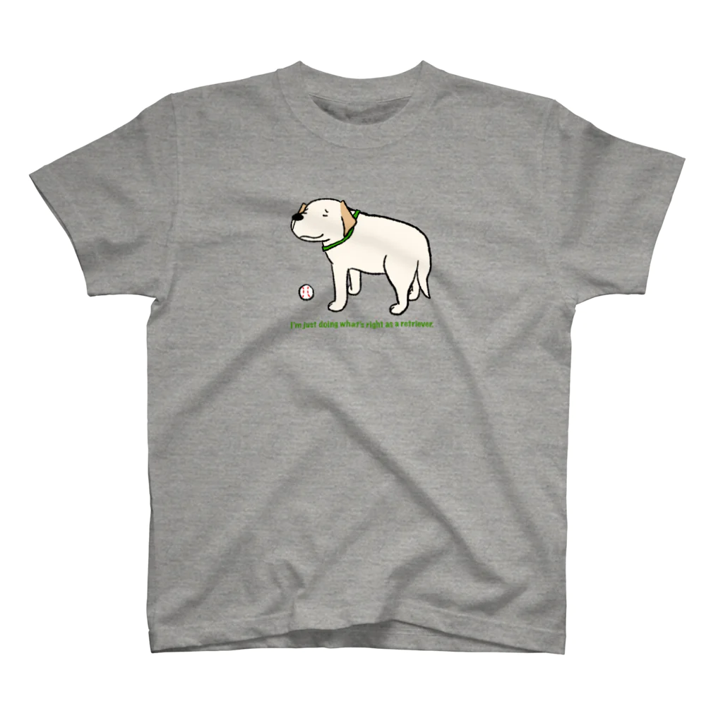 Dog Drawer Drawn by Dogのレトリーバー Regular Fit T-Shirt