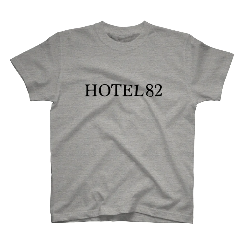 Hotel82 SHOPのラブホテル 　お部屋パネル（前面ロゴ） スタンダードTシャツ