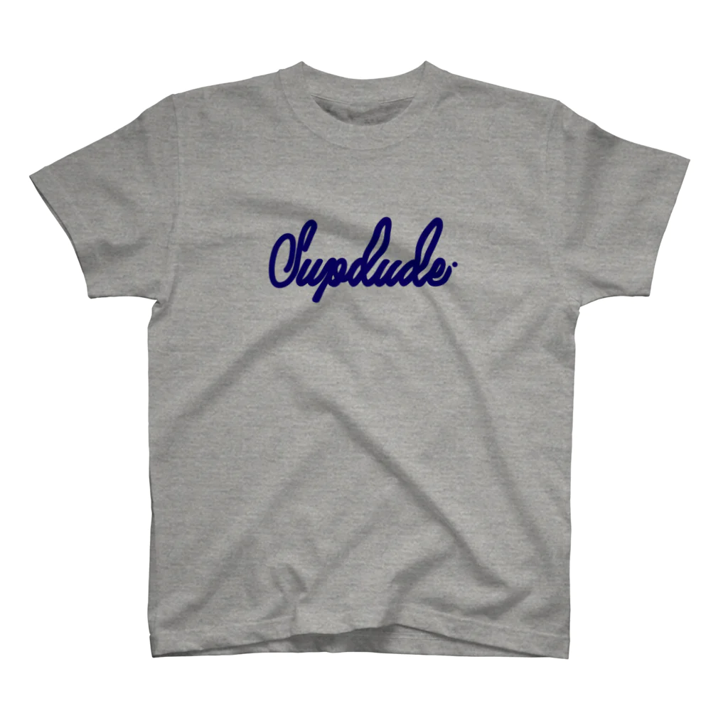 SupdudeのCalligraphy(BlueBase) スタンダードTシャツ