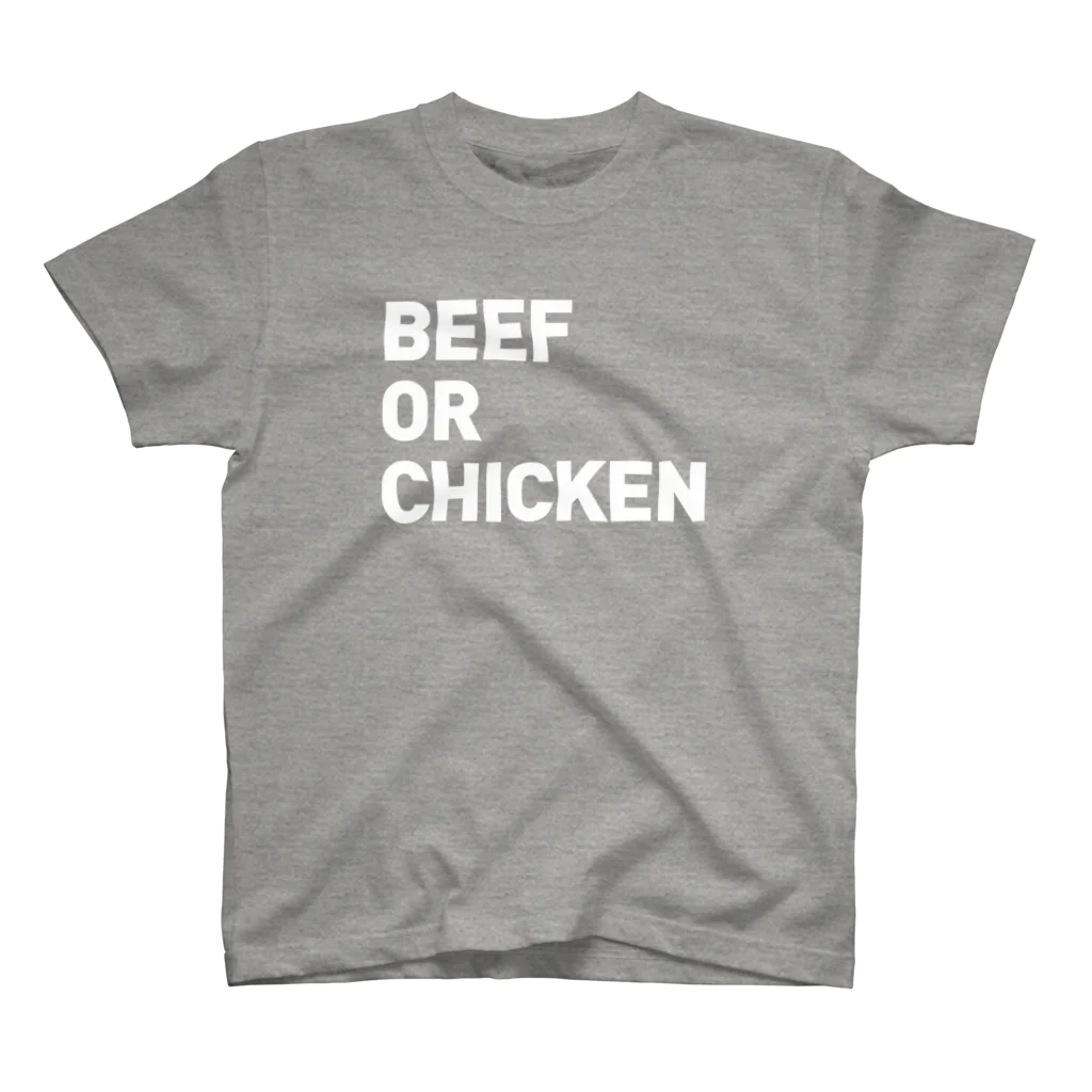 karatesystemのBeef or chiken スタンダードTシャツ