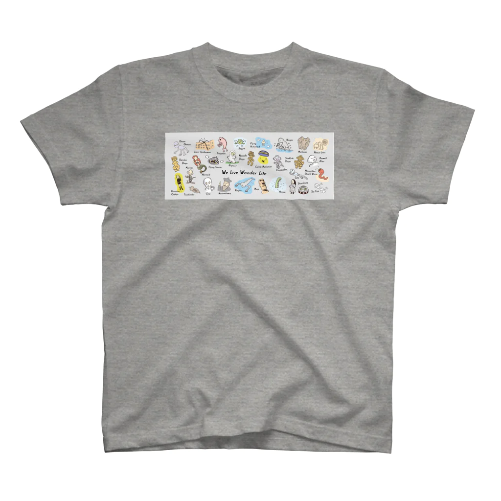 tarao storeのWe Live Wonder Life スタンダードTシャツ