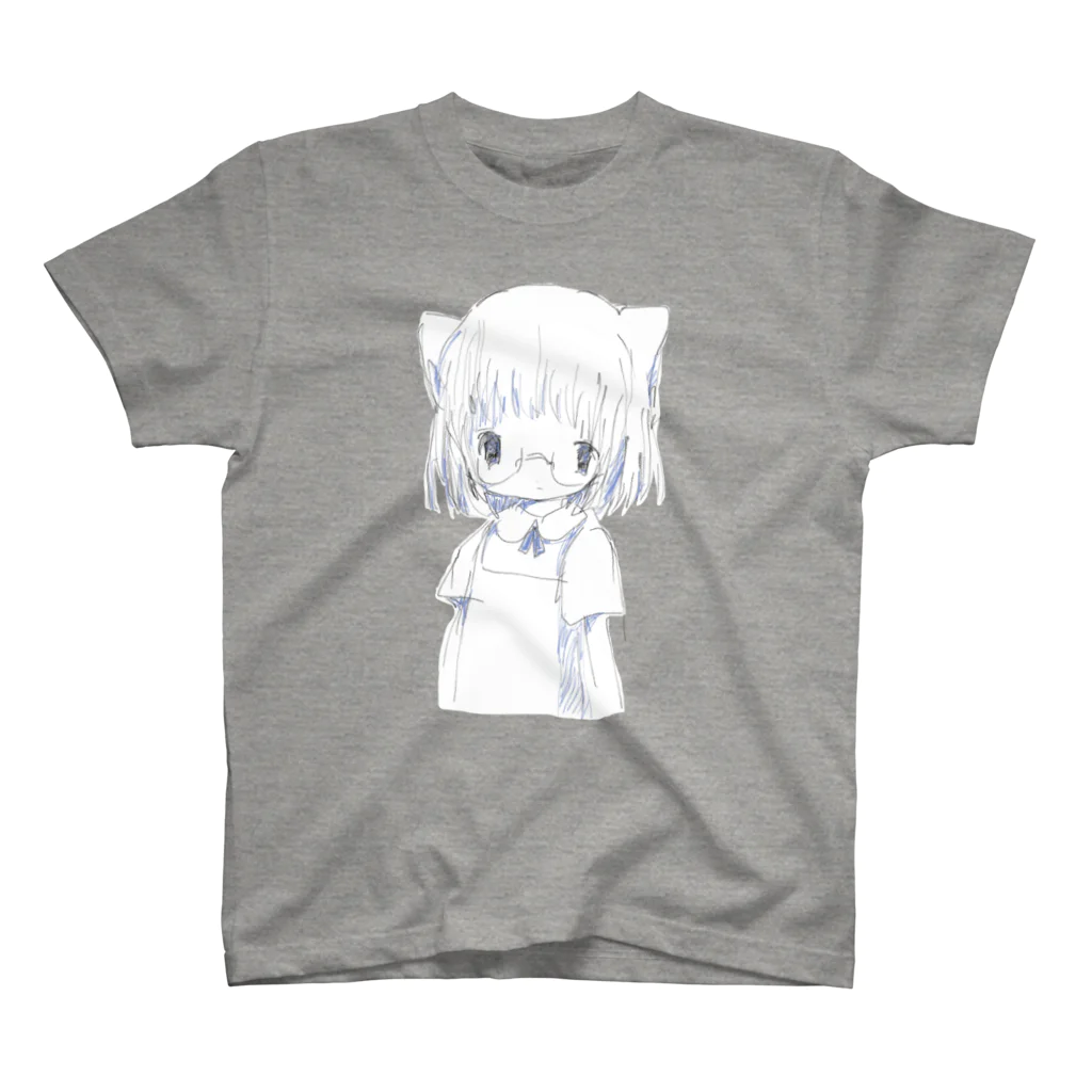 「ごめん々ね 」と言っの白い スタンダードTシャツ