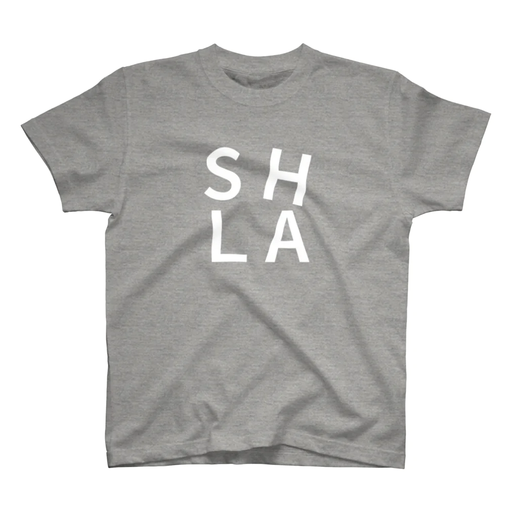 Landscape Architecture｜Studio HataKeのSHLA ｜White Logo スタンダードTシャツ