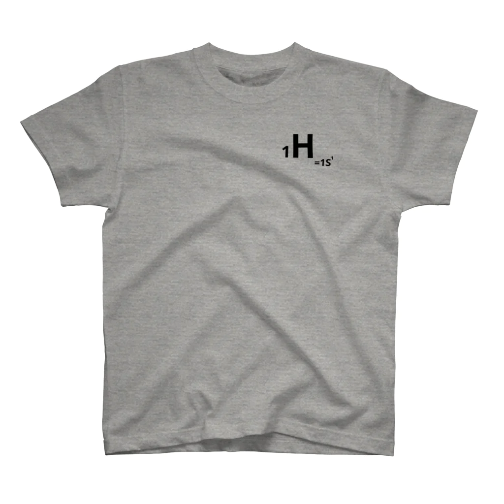 interested in?の1.hydrogen(黒/表のみ) スタンダードTシャツ