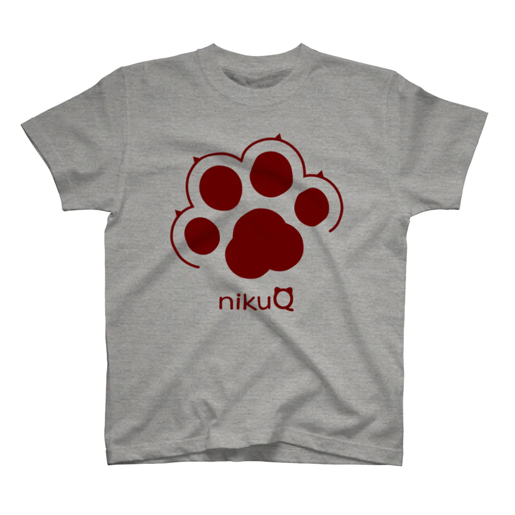 WebArtsの肉球をモチーフにしたオリジナルブランド「nikuQ」（猫タイプ）です スタンダードTシャツ