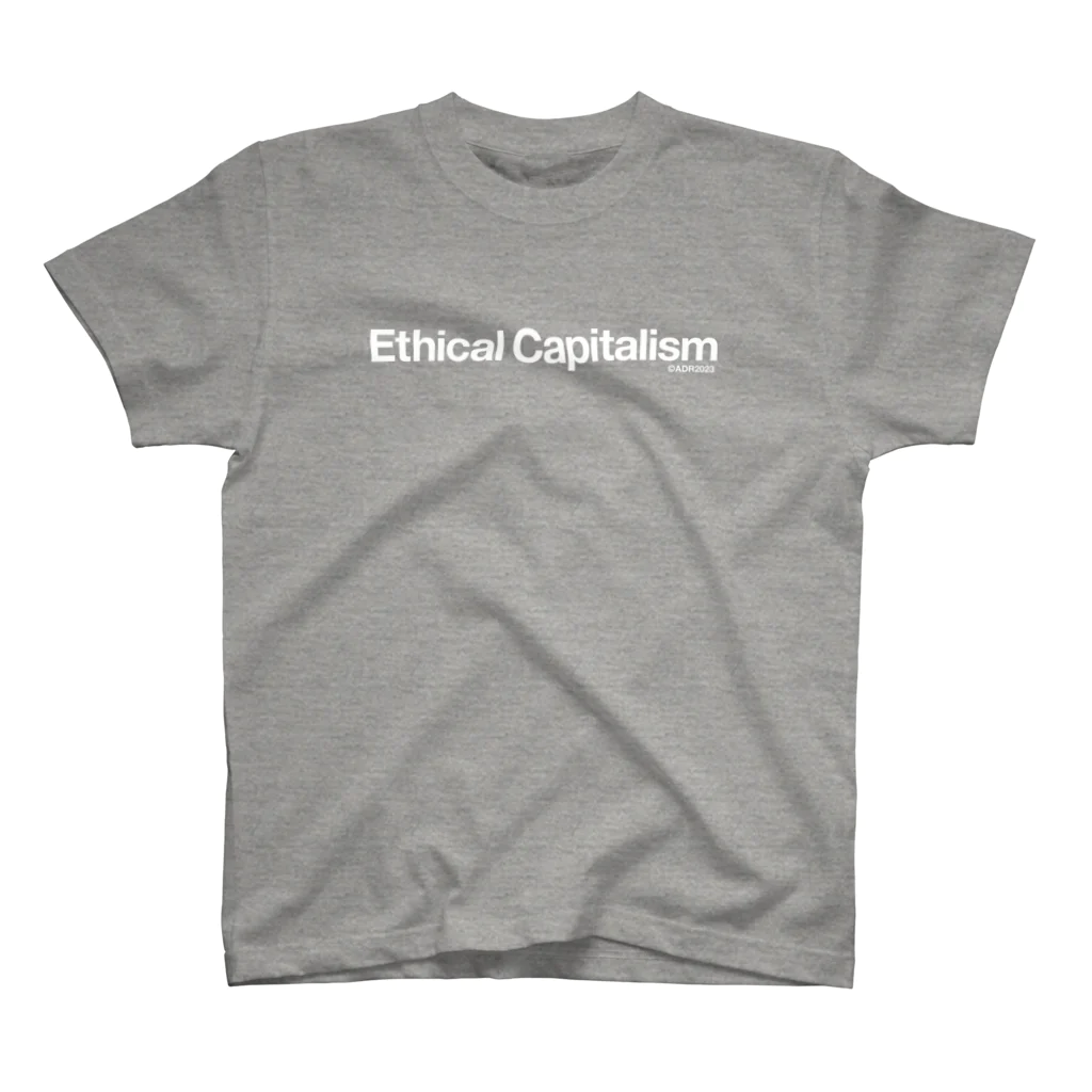 A.D.RのEthical Capitalism_ash スタンダードTシャツ