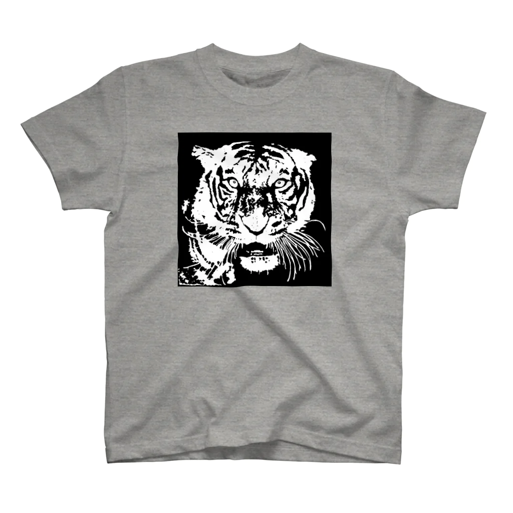 TIGER_LEEのブルース・リー先生 お気に入りの寅 🐯 スタンダードTシャツ