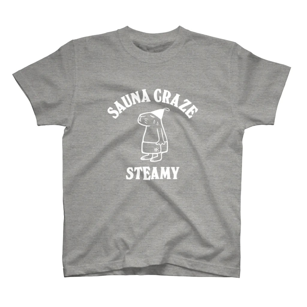 サウナ・クレイズ | SAUNA CRAZEのスティーミー・ハット＆タオル/White Print スタンダードTシャツ